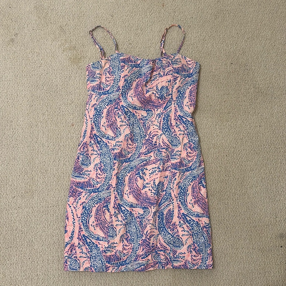 Lily Pulitzer pink and blue dress